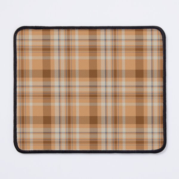 Item preview, Orange Brown and Tan Autumn Harvest Plaid Repeat Pattern designed and sold by rhombusOnion.