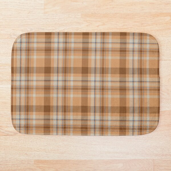 Artikelvorschau, Orange Brown und Tan-Herbst-Ernte-Plaid-Wiederholungsmuster entworfen und verkauft von rhombusOnion.