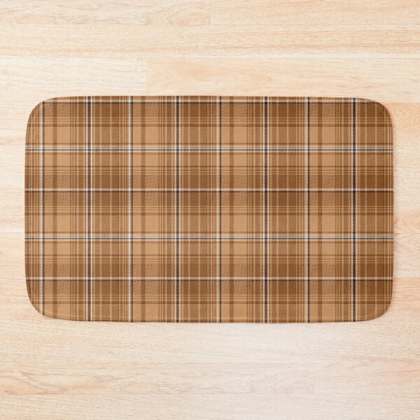 Item preview, Orange Brown and Tan Fall Harvest Plaid Repeat Pattern designed and sold by rhombusOnion.