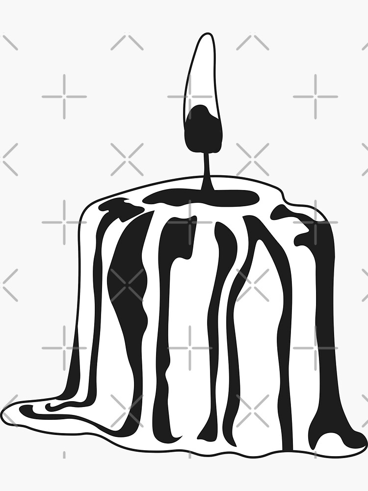 "Candle" Sticker for Sale by JericaS Redbubble