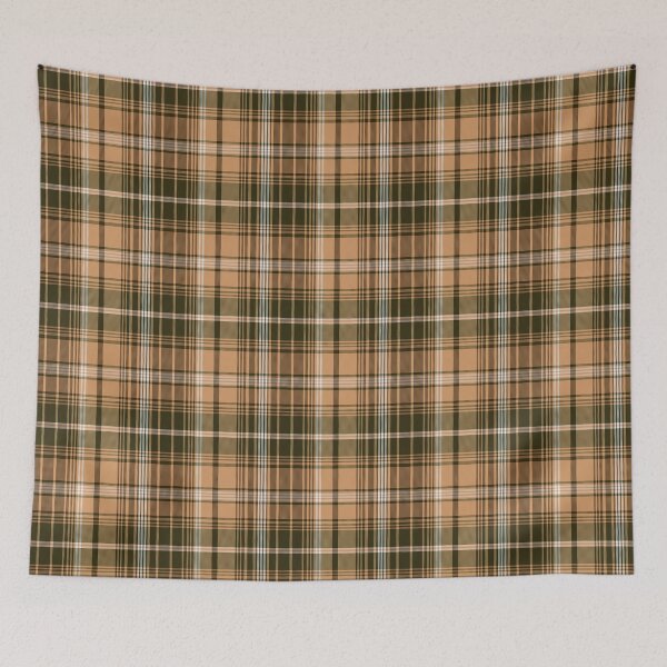 Item preview, Orange Black and white Halloween Plaid Repeat Pattern designed and sold by rhombusOnion.