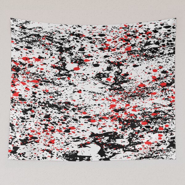 Item preview, Black and Red Abstract  designed and sold by calibrit.