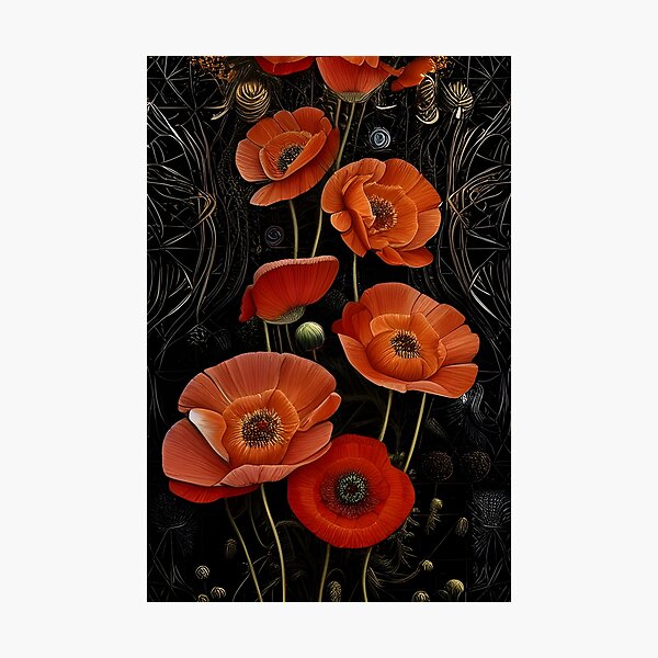 Item preview, Poppy Poppies  designed and sold by Nylaria.