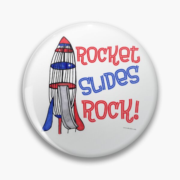 Item preview, Rocket Slides Rock Fun Playground Cartoon designed and sold by mytshirtfort.