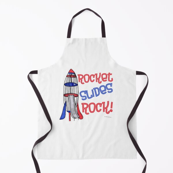 Item preview, Rocket Slides Rock Fun Playground Cartoon designed and sold by mytshirtfort.