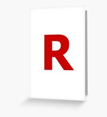 Team Rocket Greeting Card