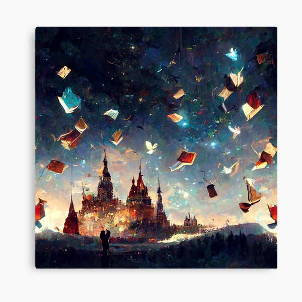 Item preview, Magical Castle Raining Books designed and sold by Brianna F.