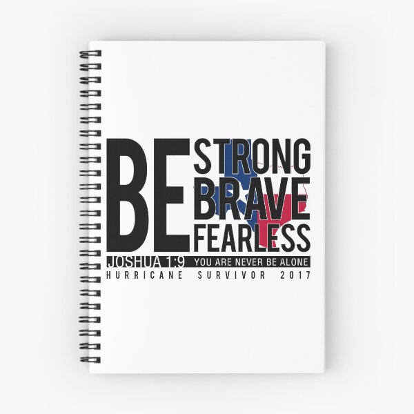 Item preview, Be Strong, Be Brave, Be Fearless, Hurricane Survivor 2017 Inspirational Quote designed and sold by KA DESIGNS.