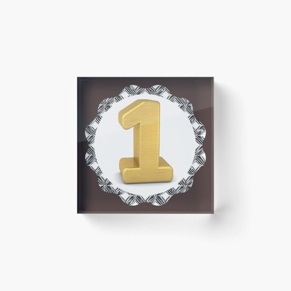 Item preview, NUMBER 1 GOLD designed and sold by starfishstuff.