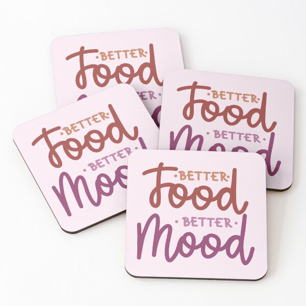 Item preview, Cute Typography Better Food Better Mood designed and sold by bolimj.