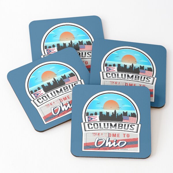 Item preview, Columbus, Welcome to Ohio, The Buckeye State | Ohio State and Cities Series -25 designed and sold by WorldStateArt.