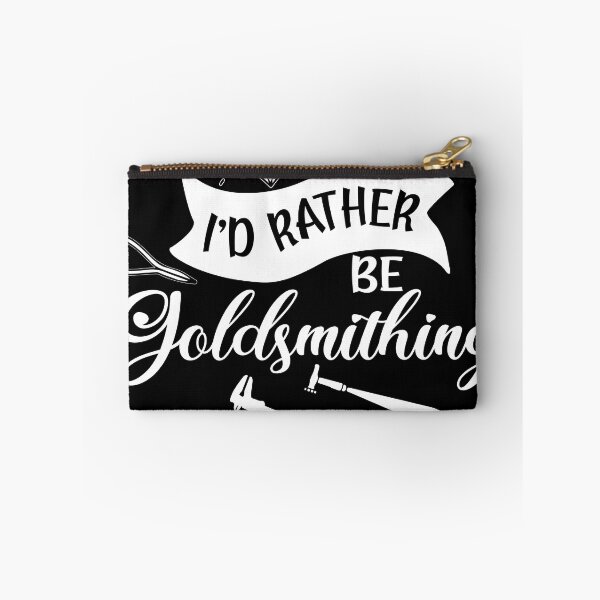 Item preview, I'd rather be goldsmithing metalsmith tools jewelry maker gift designed and sold by MetalicBabe.