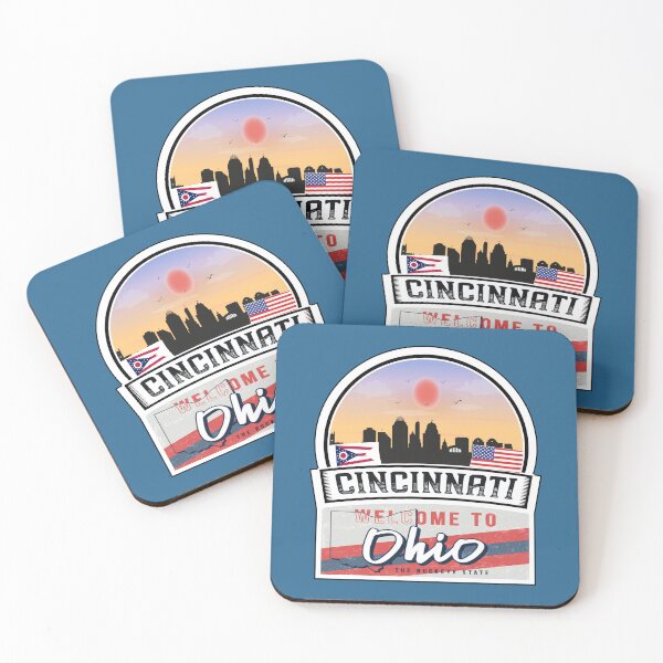 Item preview, Cincinnati, Welcome to Ohio, The Buckeye State | Ohio State and Cities Series -27 designed and sold by WorldStateArt.