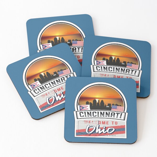 Item preview, Cincinnati, Welcome to Ohio, The Buckeye State | Ohio State and Cities Series -28 designed and sold by WorldStateArt.
