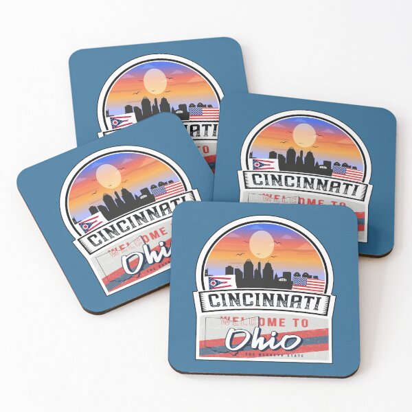 Item preview, Cincinnati, Welcome to Ohio, The Buckeye State | Ohio State and Cities Series -30 designed and sold by WorldStateArt.