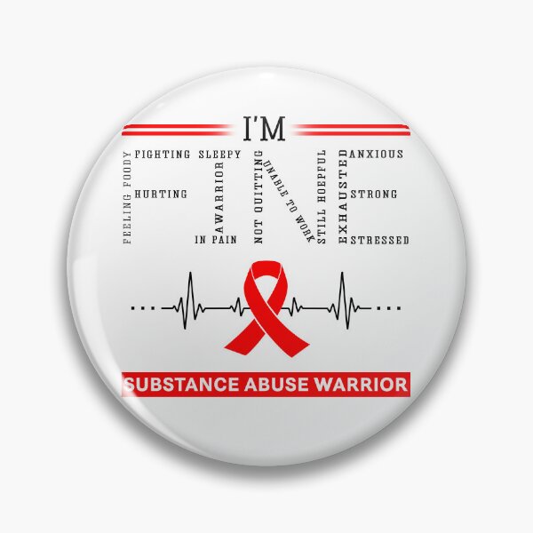 Item preview, I'm Fine Substance Abuse Warrior Support Substance Abuse Awareness Gifts designed and sold by rechardtee.