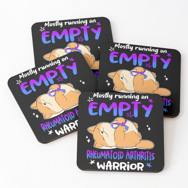 Item preview, Mostly running on Empty Rheumatoid Arthritis Warrior designed and sold by ElizabethS809.
