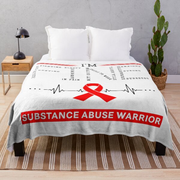 Item preview, I'm Fine Substance Abuse Warrior Support Substance Abuse Awareness Gifts designed and sold by rechardtee.