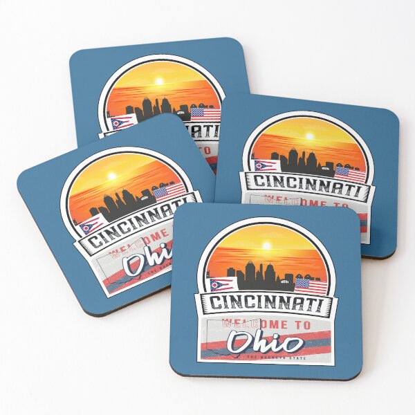 Item preview, Cincinnati, Welcome to Ohio, The Buckeye State | Ohio State and Cities Series -31 designed and sold by WorldStateArt.