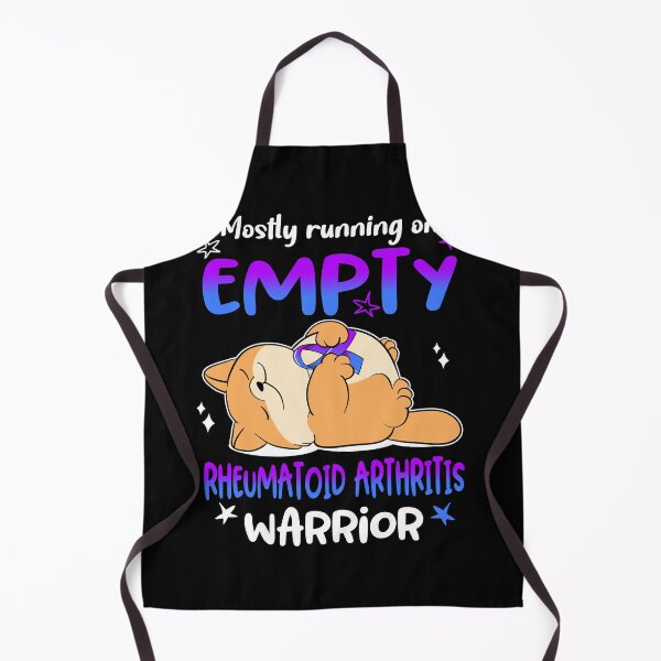Item preview, Mostly running on Empty Rheumatoid Arthritis Warrior designed and sold by ElizabethS809.