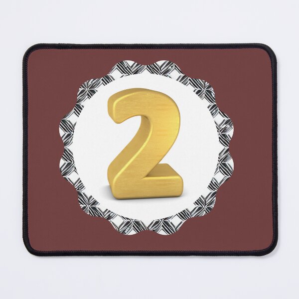 Item preview,  NUMBER 2  GOLD designed and sold by starfishstuff.