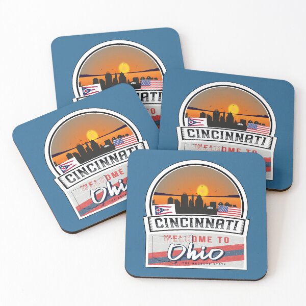 Item preview, Cincinnati, Welcome to Ohio, The Buckeye State | Ohio State and Cities Series -35 designed and sold by WorldStateArt.