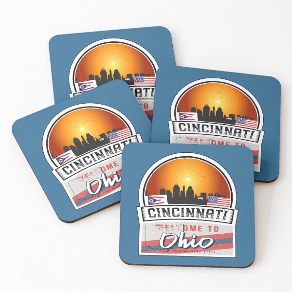 Item preview, Cincinnati, Welcome to Ohio, The Buckeye State | Ohio State and Cities Series -36 designed and sold by WorldStateArt.