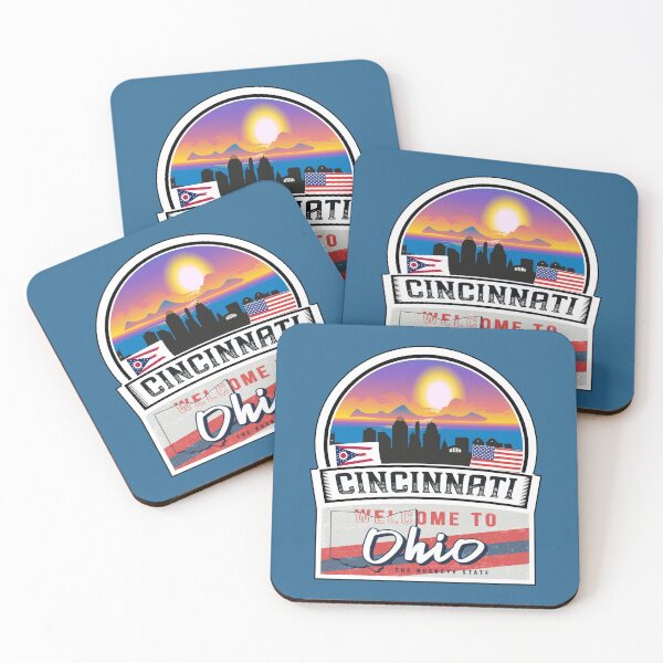 Item preview, Cincinnati, Welcome to Ohio, The Buckeye State | Ohio State and Cities Series -37 designed and sold by WorldStateArt.