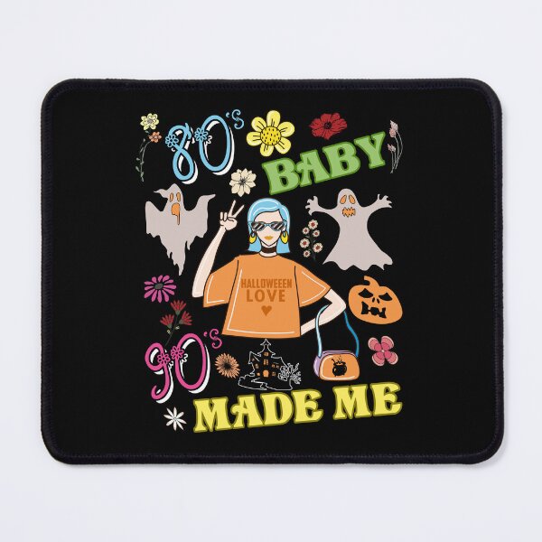 Item preview, Halloween 80's Baby 90's Made Me Retro 1980s 1990s Classic Retro Women designed and sold by Crazy Trendy Designs.