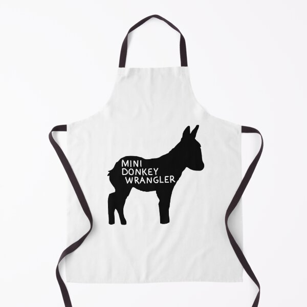 Item preview, Mini Donkey Wrangler Silhouette With Text  designed and sold by thepunchypoodle.