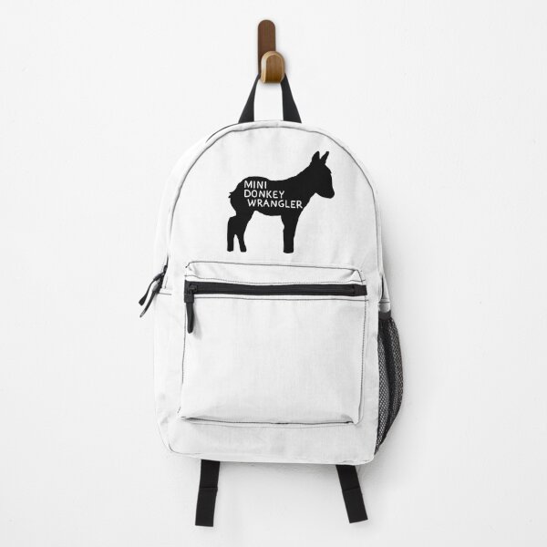 Item preview, Mini Donkey Wrangler Silhouette With Text  designed and sold by thepunchypoodle.