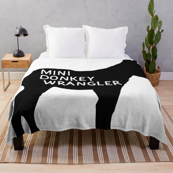 Item preview, Mini Donkey Wrangler Silhouette With Text designed and sold by thepunchypoodle.