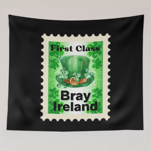 Item preview, First Class Bray Ireland Stamp designed and sold by IrishPOD.