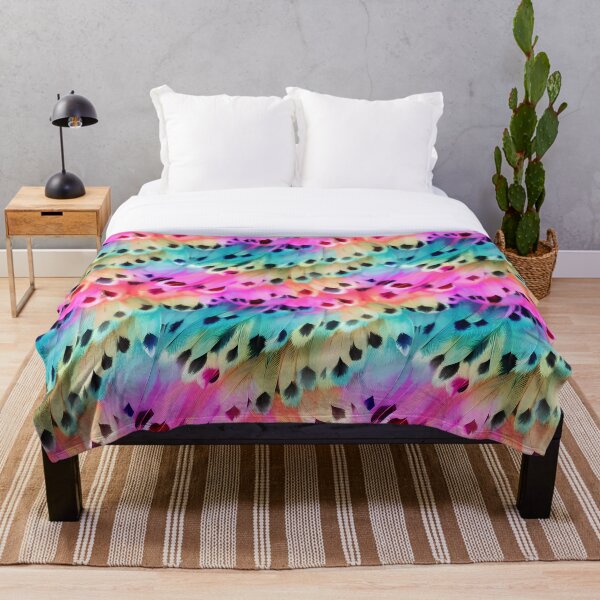 Item preview, Rainbow Feather Leopard Pattern designed and sold by Zemracreative.