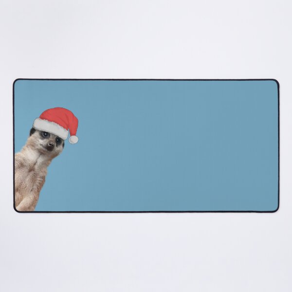 Item preview, Cute Meerkat in Christmas hat- Peek a boo designed and sold by tinytiger77.