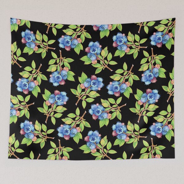 Item preview, Wild Blueberry Sprigs  designed and sold by PatriciaSheaDesigns.
