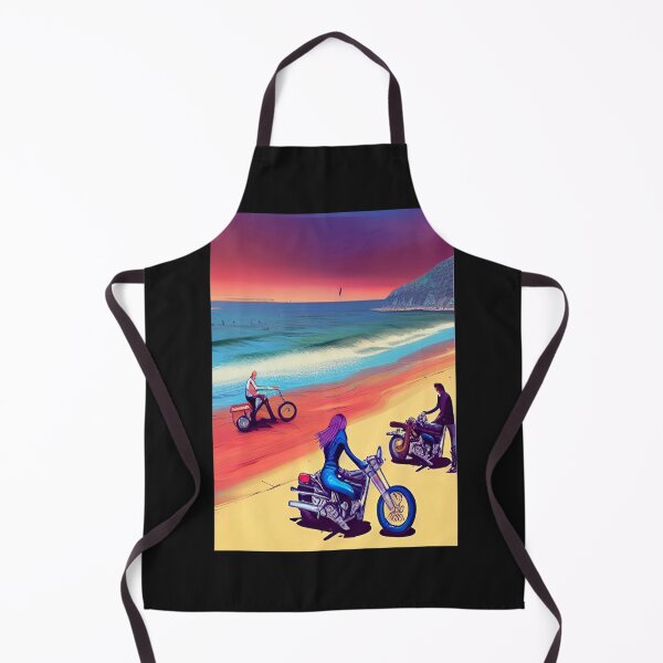 Item preview, COOL GROUP MEET ON BEACH WITH MOTORCYCLES RETRO designed and sold by sailorsam1805.