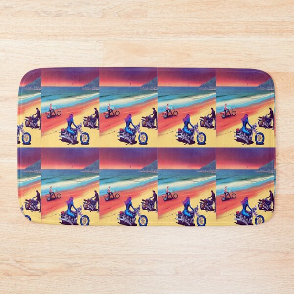 Item preview, COOL GROUP MEET ON BEACH WITH MOTORCYCLES RETRO designed and sold by sailorsam1805.
