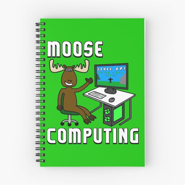Item preview, Moose Computing Power Level Over 9000 designed and sold by AMagicalJourney.