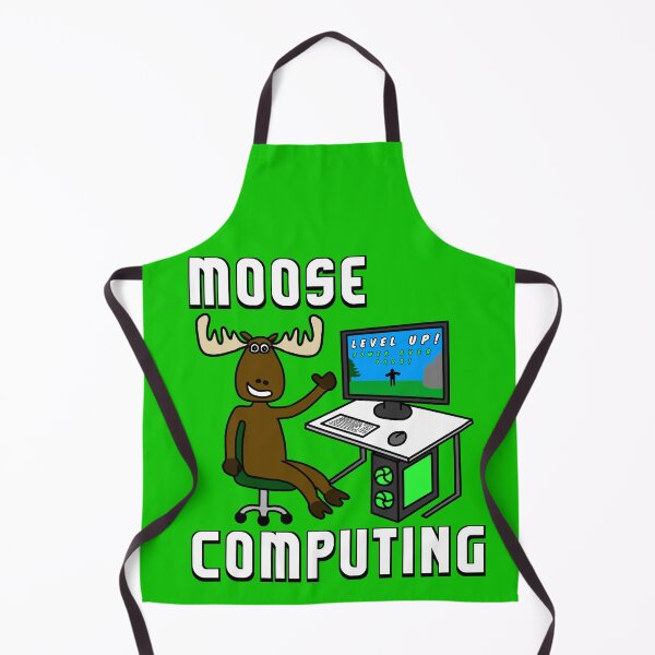 Item preview, Moose Computing Power Level Over 9000 designed and sold by AMagicalJourney.