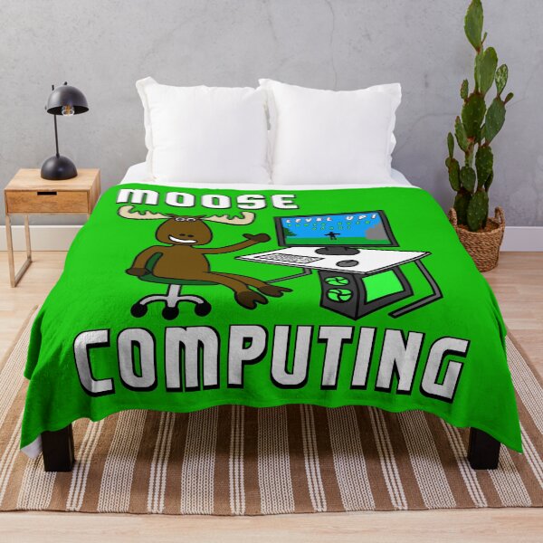 Item preview, Moose Computing Power Level Over 9000 designed and sold by AMagicalJourney.