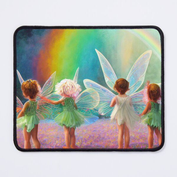 Item preview, Faerie Toddlers Chasing Rainbows designed and sold by fairytailsaiart.