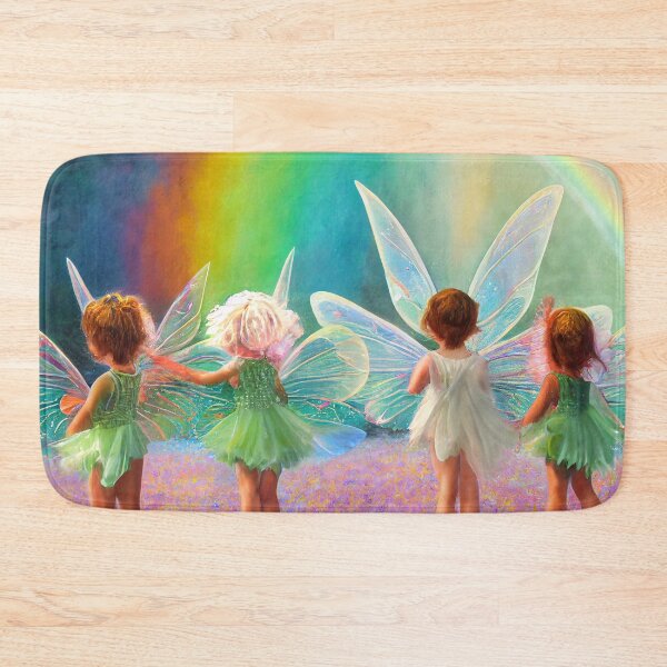 Item preview, Faerie Toddlers Chasing Rainbows designed and sold by fairytailsaiart.