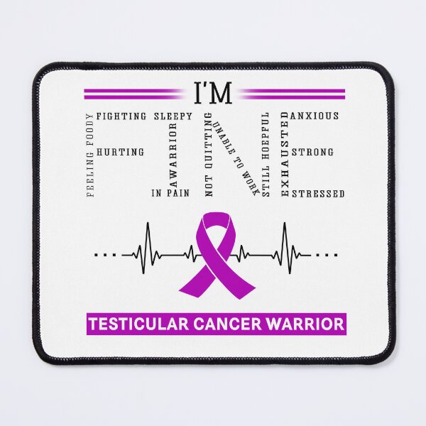 Item preview, I'm Fine Testicular Cancer Warrior Support Testicular Cancer Awareness Gifts designed and sold by rechardtee.