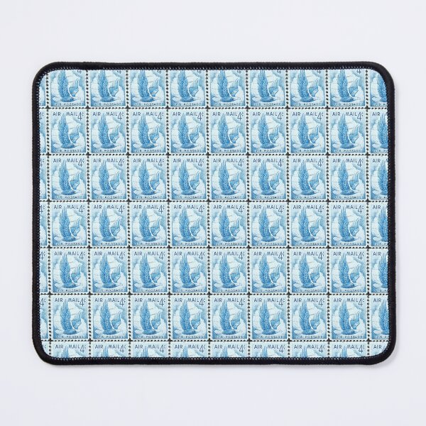 Item preview, Air Mail Eagle Blue Vintage Postage Stamp designed and sold by Factory57.