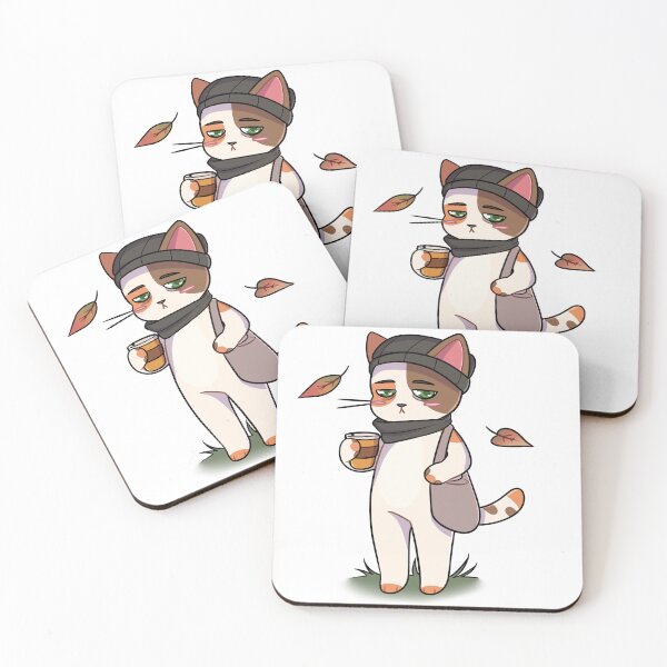 Item preview, Autumn cat designed and sold by CanvasTurtle.
