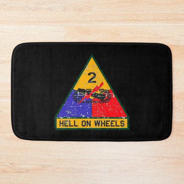 Item preview, US Army - The 2nd Armored Division, Hell on Wheels - Grunge Style  designed and sold by pzd501.