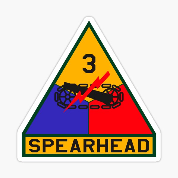 Item preview, Armée américaine - La 3e division blindée, SPEARHEAD - Style épuré designed and sold by pzd501.