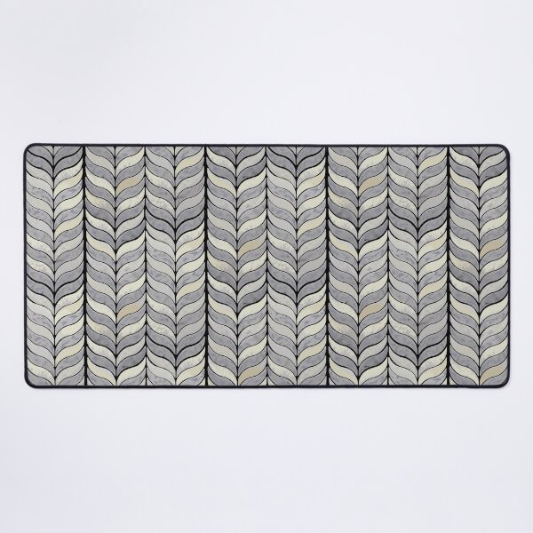 Item preview, Silver Grey - leaf wing pattern designed and sold by Kestrelle.
