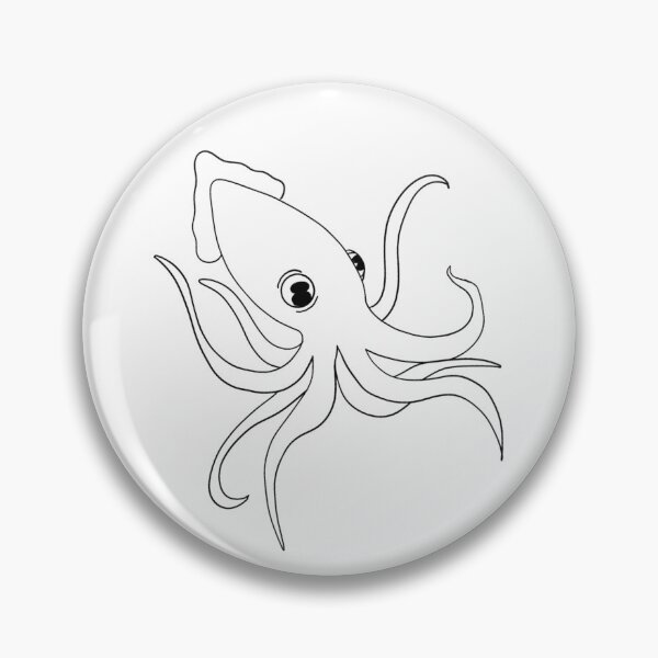 Item preview, Squid Outline designed and sold by Siv3.